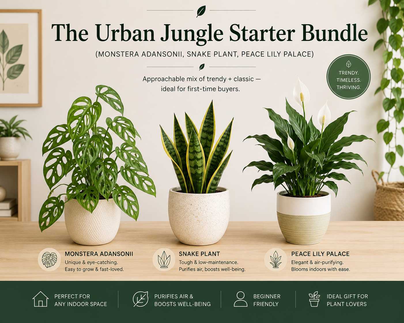 The Urban Jungle Starter Bundle