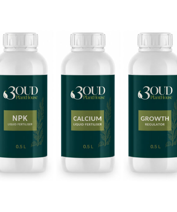 The Plant Care Trio — NPK, Calcium & Growth Regulator (3 × 0.5 L)